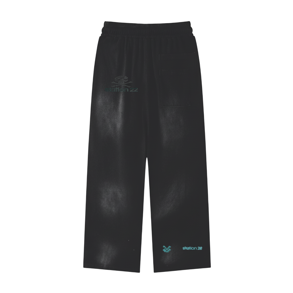 Sunfade Loose Fit Cotton Sweatpants