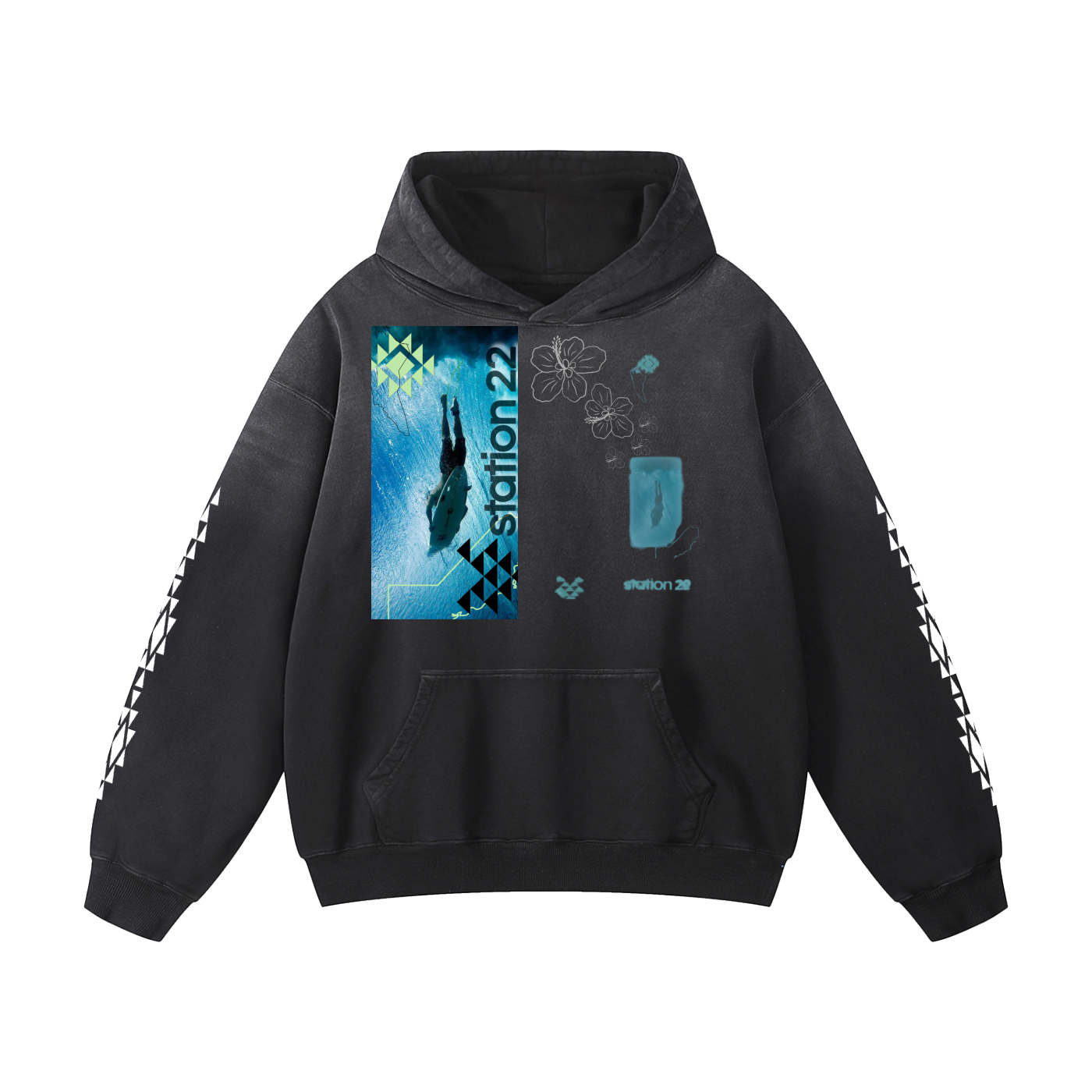 Heavyweight Sunfade Oversized Hoodie